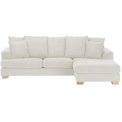 SOHO Ecksofa  Franka ¦ weiß ¦ Maße (cm): B: 268 H: 87 T: 161