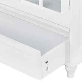 Beliani Sideboard CARLET 71 cm Weiß