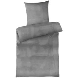 Carpe Sonno Bettwäsche Cashmere Touch Grau 135 x 200 cm + 80 x 80 cm