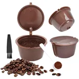 Wiederverwendbare Kaffee Kapseln 3er Set für Dolce Gusto Maschine Kaffeefilter