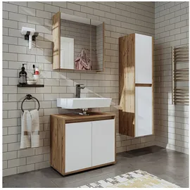 roomart Melona 3-tlg. Weiß/Eiche