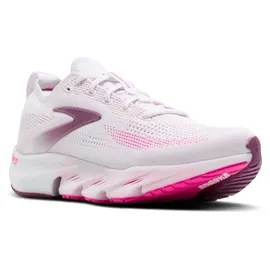 Brooks Glycerin Flex Damen White/Cyber Pink/Argyle 41