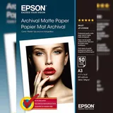 Epson Archival Matte Papier A3 192 g/m2 50 Blatt (S041344)