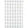 GARDINIA Doppelrollo Karo 75 x 150 cm weiß