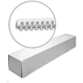 PROFHOME DECOR PROFHOME 150501-Box Eckleisten 1 Karton Set mit 6 Deckenleisten 12,12 m Weiß