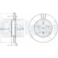 Delphi Bremsscheibe BG3830