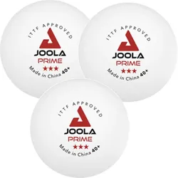 JOOLA Tischtennisbälle Prime 3*** 40+ 3 Stück weiß EINHEITSGRÖSSE