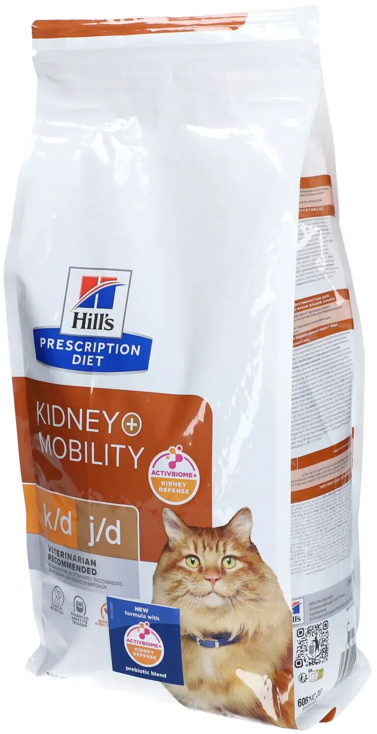 Hill's Prescription Diet Feline Kidney + Mobility K/D J/D