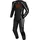 FLM Sports Lederkombi Assen 2-tlg. schwarz/rot 54 - Motorradbekleidung - Sport Motorradbekleidung