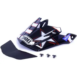 Shoei VFX-WR Grant-3, Helmschirm - Schwarz/Weiß/Rot