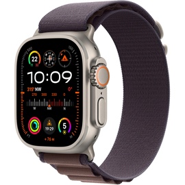 Apple Watch Ultra 2 GPS+Cellular 49 mm Titaniumgehäuse, Alpine Loop indigo M