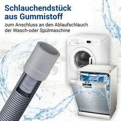 VIOKS Ablaufschlauch Endstück 22mmØ für 19mmØ Geschirrspüler Waschmaschine