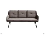 KAWOLA Sitzbank PIRI Velvet Taupe 180 x 84 x 64 cm