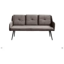KAWOLA Sitzbank PIRI Velvet Taupe 180 x 84 x 64 cm