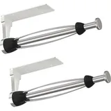 Küchenrollenhalter Ohne Bohren Edelstahl Selbstklebend 2 Stk. Silber
