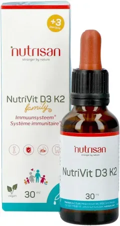 Nutrisan NutriVit D3 K2 Familie Tropfflasche 30ml