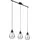 EGLO Tarbes 3-flg. black