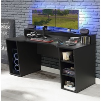 Gamingtisch Computertisch PC-Tisch Schreibtisch 160x72cm schwarz Ausführung wählbar