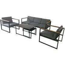 ACAMP Space Lounge-Set anthrazit/grau