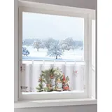 Querbehang HEINE HOME, bunt (weiß, bunt), B:120cm H:45cm, Polyester, Gardinen