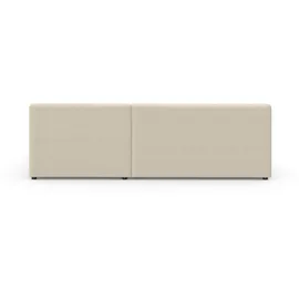 DOMO collection »Topper, elegant und zeitlos, kompaktes Stellmaß 245/155cm, L-Form«, mit Recamiere, wahlweise mit Schlaffunktion