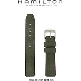 Hamilton Textil über Silikon Khaki Field Quartz Band-set Kunststoff-grün-20/18 H693.684.101 - grün