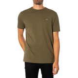 GANT T-Shirt - Dunkelgrün,Weiß,Grau,Dunkelrot - M