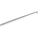 PREMIUM Schuhlöffel metall lang 72cm extra langer Schuhanzieher MASSIV aus Edelstahl mit langem Griff und Haken Ideal für Senioren, ohne Bücken