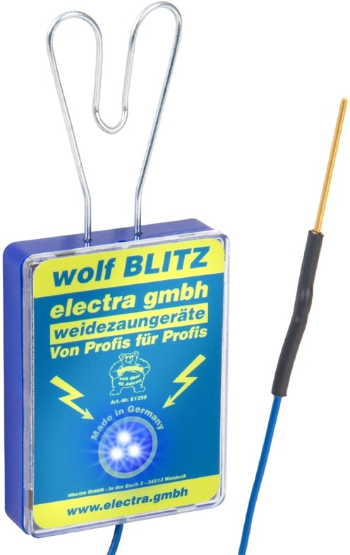 Wolfabwehr Wolfblitz, Wolfabwehrlicht, Wildabwehr mit blauen LEDs