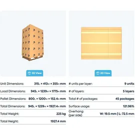 Tornado TST-1800B Blau/Weiß