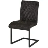 Schwingstuhl  Thomas , schwarz , Maße (cm): B: 50 H: 92 T: 63.0