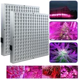 SWANEW LED Wachstumslampe 2x 15W Pflanzenlampe Pflanzenleuchte Grow Pflanzenlicht Vollspektrum