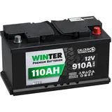 Autobatterie 110Ah 12V 910A/EN WINTER Starterbatterie ersetzt 90Ah 95Ah 100Ah