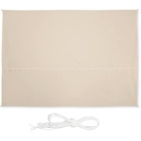 Relaxdays Sonnensegel rechteckig beige 2,5 x 3,5 m