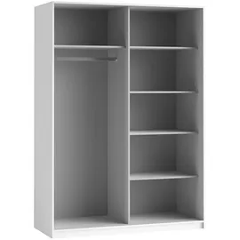 masseno Schwebetürenschrank BETTINA 120 x 210 x 61 cm Weiß