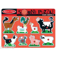 Melissa & Doug Bauernhoftiere-puzzle 8 Stücke - Multicolor -