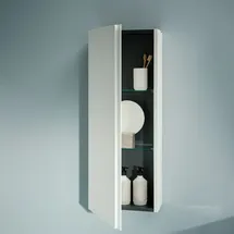 Laufen Lani Halbhochschrank 90 x 35,3 x 184 cm Multicolor Glas/MDF