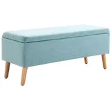Homcom Truhenbank Hellgrün 110 x 39 x 45 cm