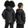 adidas Essentials LIGHT PADDED JACKET, black/reflective silver 6-7 Years