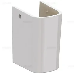 Duravit DuraStyle Halbsäule, Badkeramik, weiß