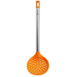 Bra Efficient Set mit 5 Küchenutensilien und Karussell Edelstahl Nylon Silikon 14,5 x 15 x 37,5 cm Orange