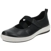 Legero Tanaro Slipper Klettverschluss Schwarz