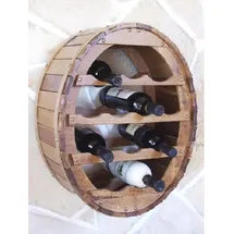 DanDiBo Ambiente Weinregal Wandregal 12 Flaschen 0 x 0 x 0 cm Braun
