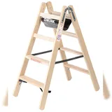 Proregal Stufen-Stehleiter Holz 8 Stufen