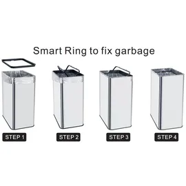 Kitchen Move Automatischer Mülleimer 60 l Silber