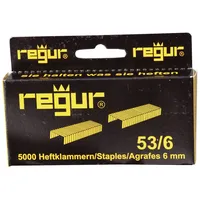 Regur Heftklammern 53/ahldraht verzinkt, 53/6, Heftleistung max. 4001973553063 Regur