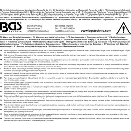 BGS technic Grinding Belt Set