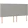 vidaXL Kopfteil Hellgrau 180 x 5 x 118/128 cm Stoff