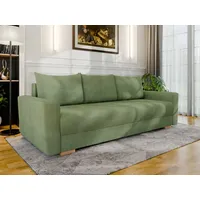 PANDA MÖBEL GmbH Schlafsofa ELMA Schlafsofa mit Bettfunktion grün