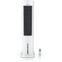 Brandson, Luftkühler mobil mit Wasserkühlung, Luftbefeuchter Ventilator, Turmventilator, leise, 50 W mit 5L Wassertank